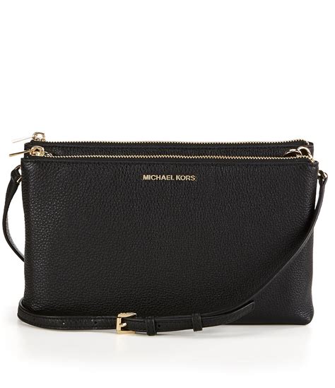 michael kors adele logo crossbody bag|Adele Newsprint Logo Leather Crossbody Bag .